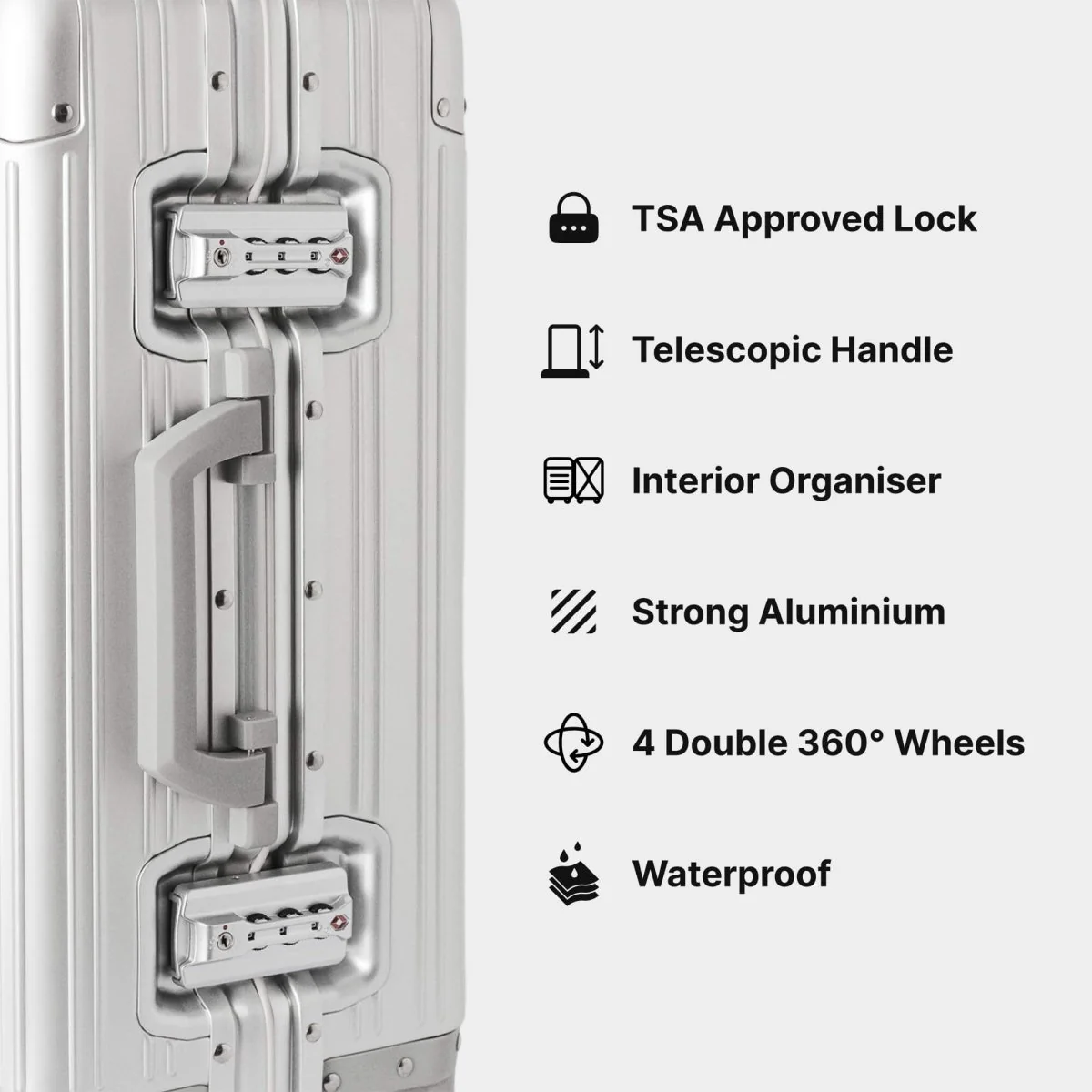 VAULTBAG® Aluminium Suitcase - Image 5