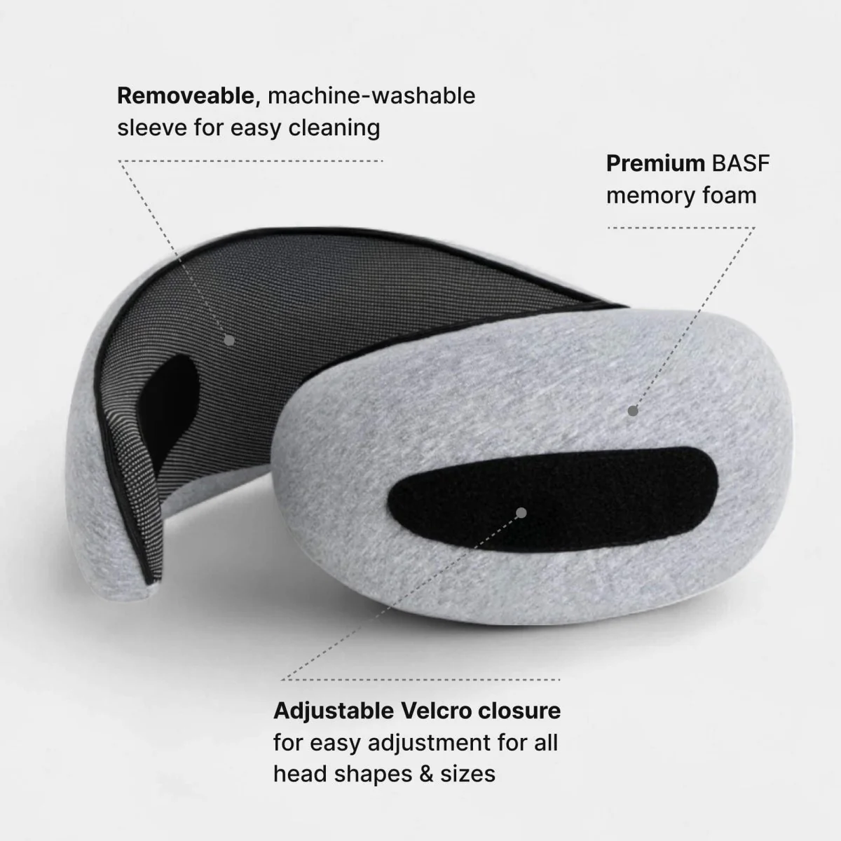Memory Foam Travel Pillow - Image 4