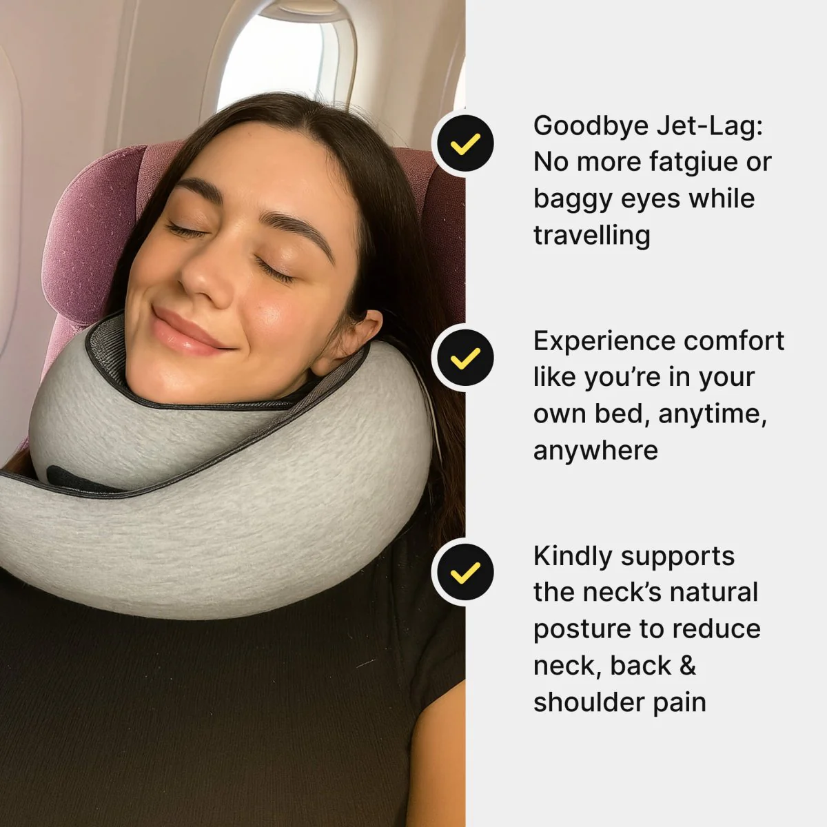 Memory Foam Travel Pillow - Image 5