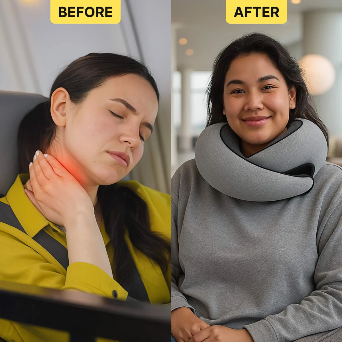 Memory Foam Travel Pillow - Image 8