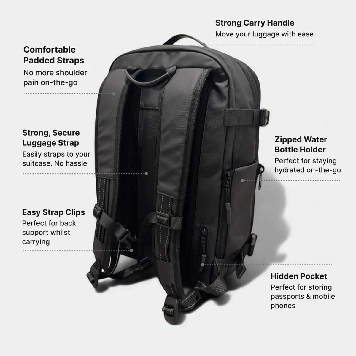 VAULTBAG® Matte Travel Backpack 60L - Image 6