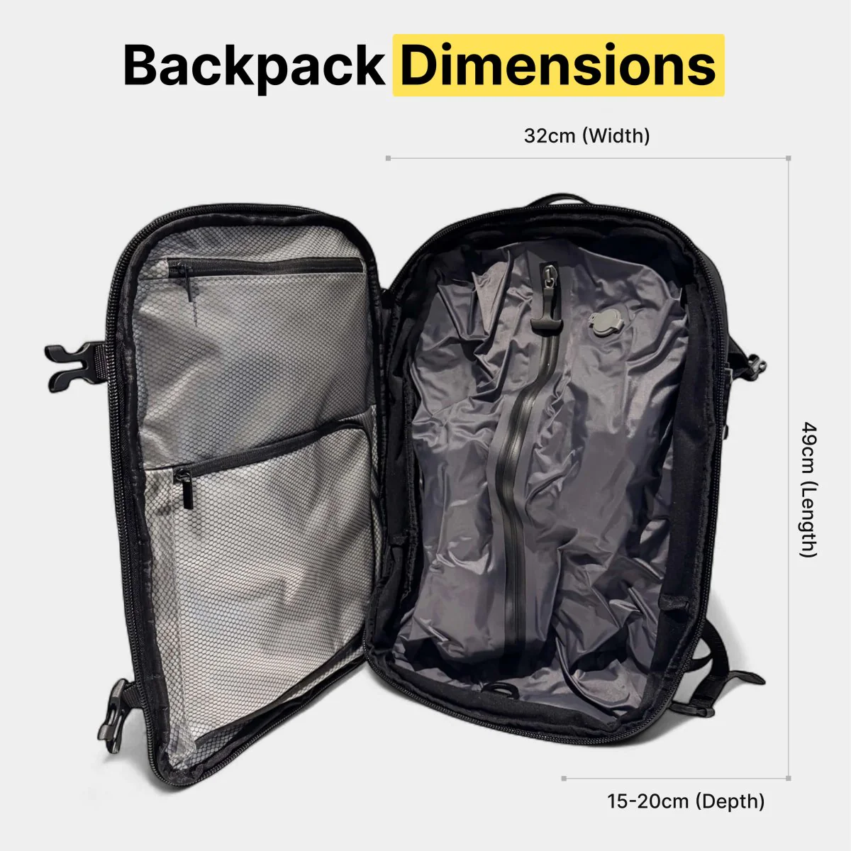 VAULTBAG® Matte Travel Backpack 60L - Image 60