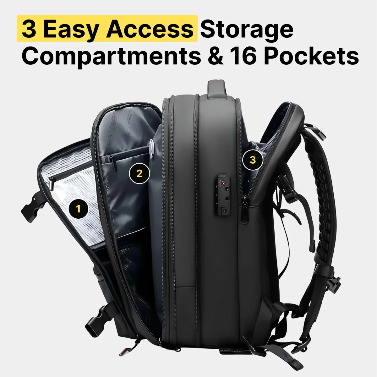 VAULTBAG® Matte Travel Backpack 60L - Image 66